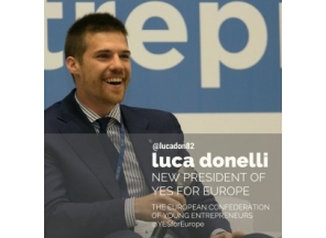 Luca Donelli elected Yes for Europe President